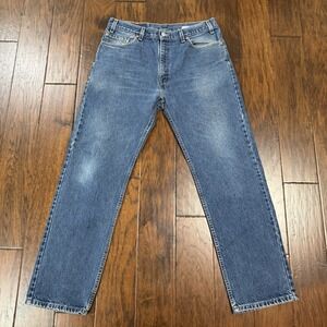 Vintage Levi's 505 Men's Jeans Blue Regular Fit Sz 34x30 Made In USA